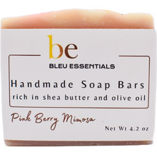 Load image into Gallery viewer, Pink Berry Mimosa Handmade Soap Bar