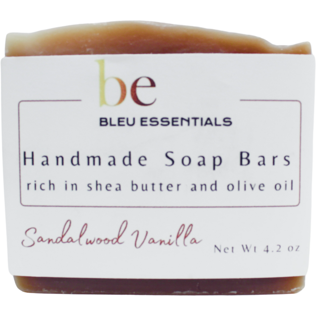 Sandalwood and Vanilla Handmade Soap Bar